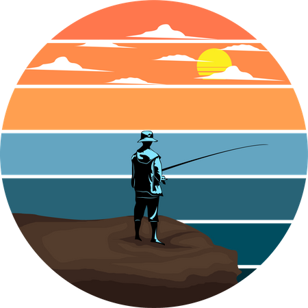 Pescaria  Ilustração