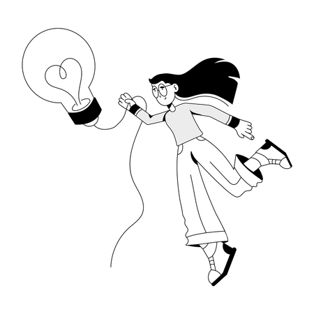 Pessoa criativa  Ilustração
