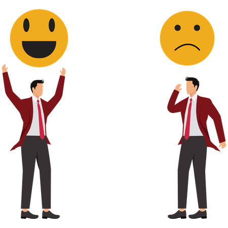 Pessoas de negócios dando feedback comunicação  Illustration