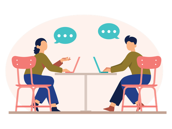 Pessoas de negócios discutindo  Ilustração