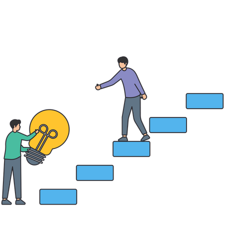 Empresários fazendo trabalho em equipe  Ilustração