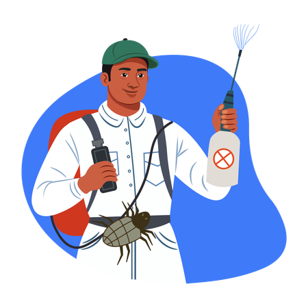 Pest Control  Illustration