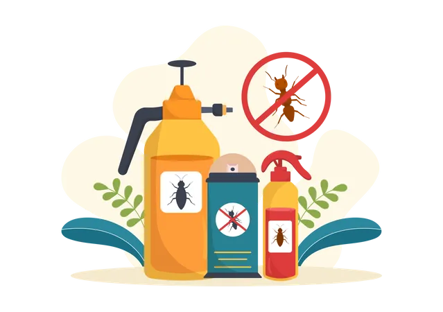 Pesticide For Ants Illustration