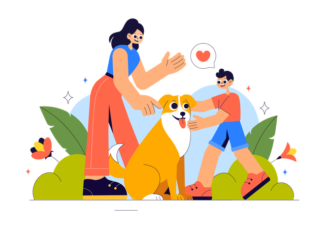 Pet Adoption Agency  Illustration