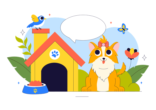 Pet Adoption Agency  Illustration