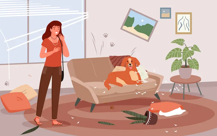 Pet Behavior  Illustration