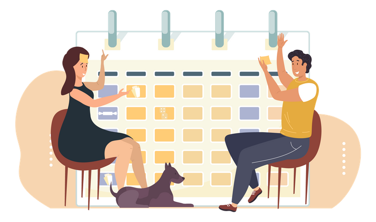 Pet Feeding Schedule  Illustration