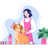 grooming illustration