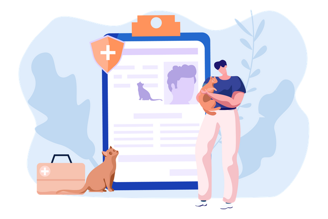 Pet insurance  Illustration