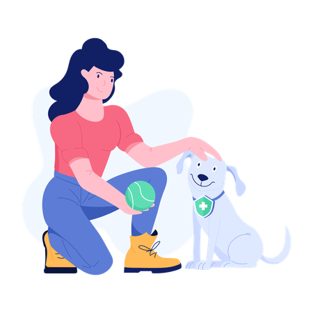 Pet Insurance  Illustration