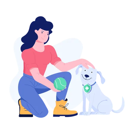 Pet Insurance  Illustration