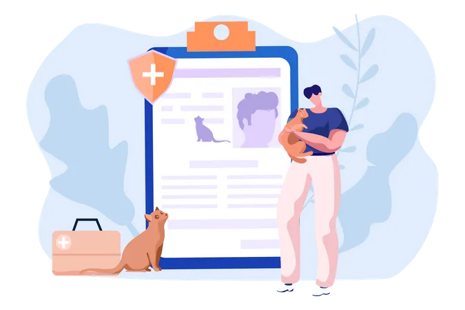 Pet insurance  Illustration