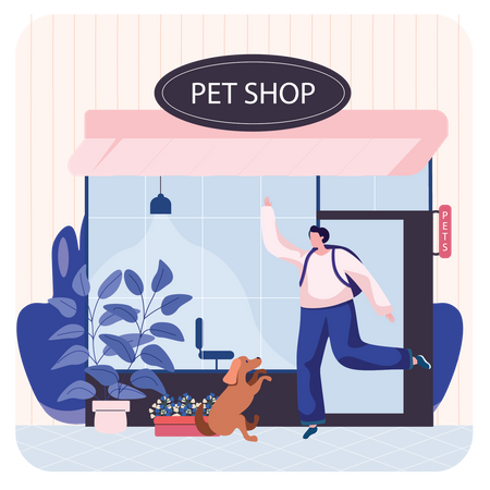 Pet Shop Illustration