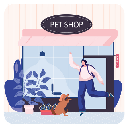 Pet Shop  Illustration