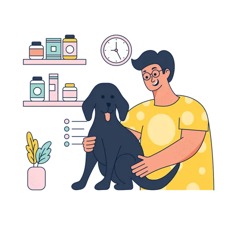 Pet Veterinarian Illustration