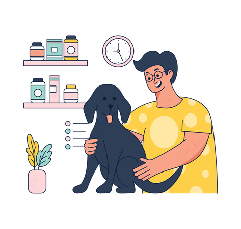 Pet Veterinarian  Illustration