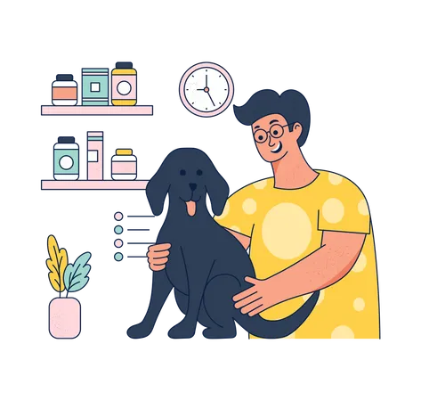 Pet Veterinarian  Illustration