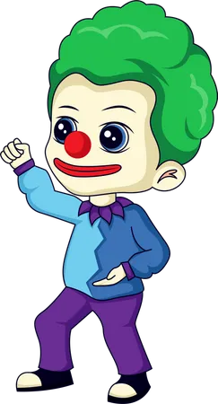 Petit Joker de Cirque  Illustration