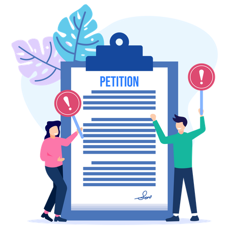 Petition application Illustration