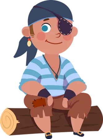 Pirate des petits garçons  Illustration