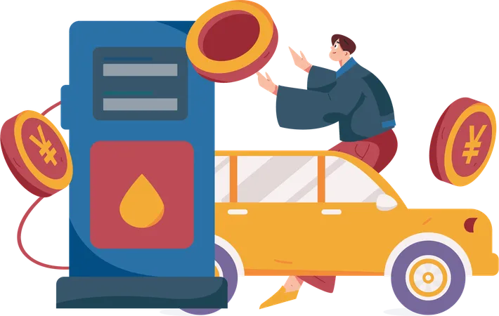 Petrol Pump  Illustration