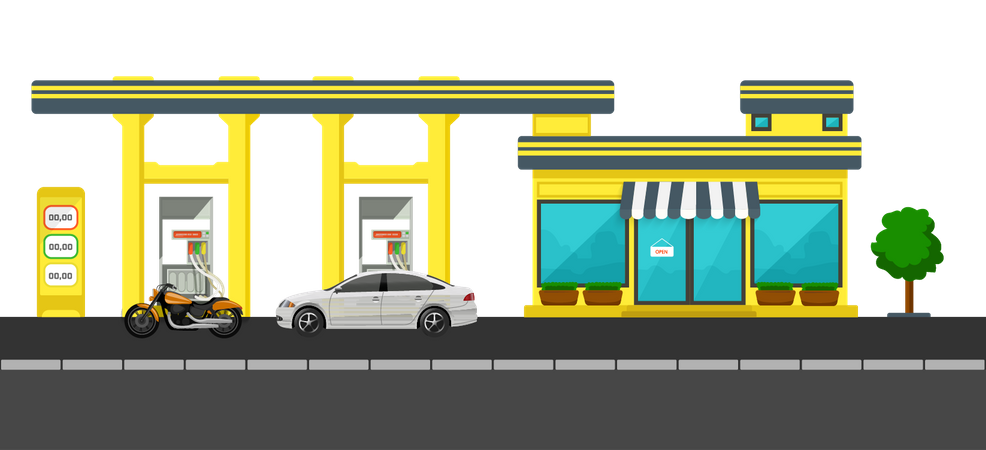 Petrol pump  Illustration