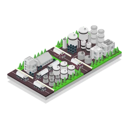 Petrol Storage  Illustration