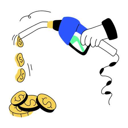 Petroleum price hikes  Illustration