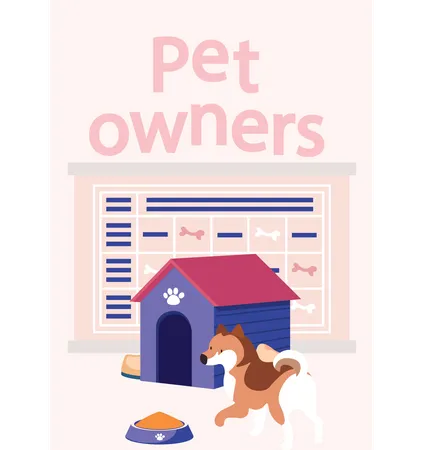 Pets food schedule  Illustration