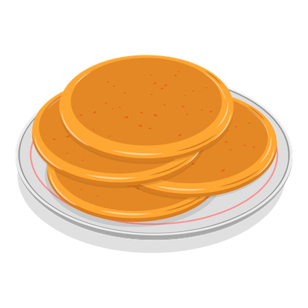 Pfannkuchen  Illustration