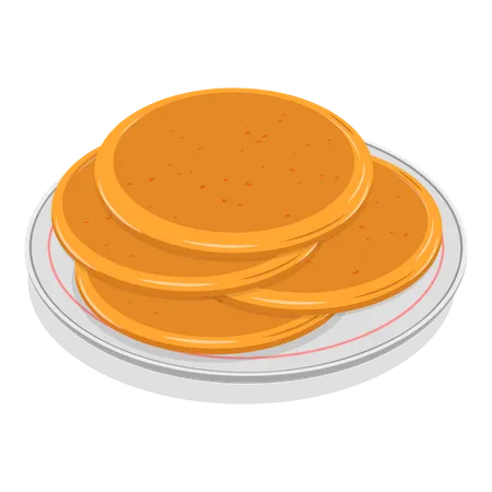 Pfannkuchen  Illustration