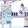 pharmaceutical factory illustration free download
