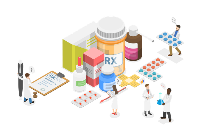 Pharmaceutical Industry  Illustration