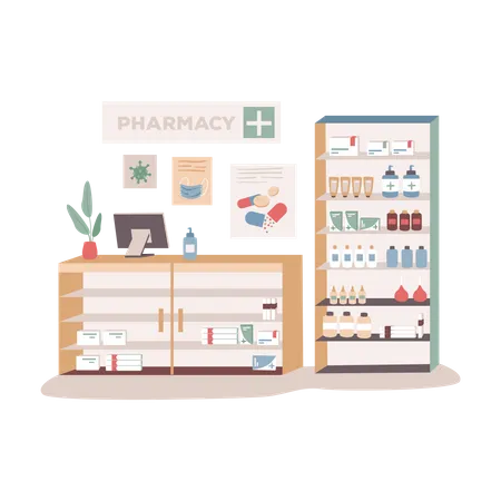 Pharmacie  Illustration