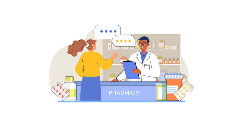 Pharmacie  Illustration