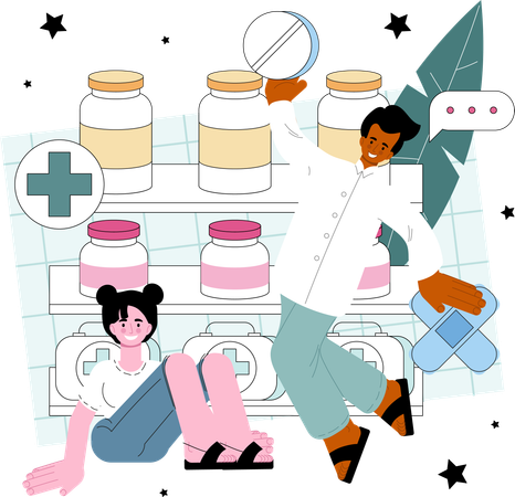 Pharmacie  Illustration