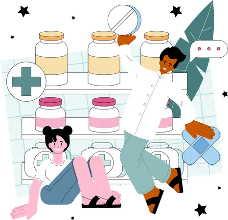 Pharmacie  Illustration