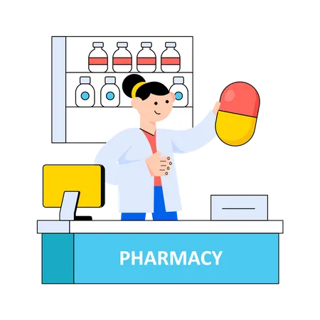 Pharmacie  Illustration