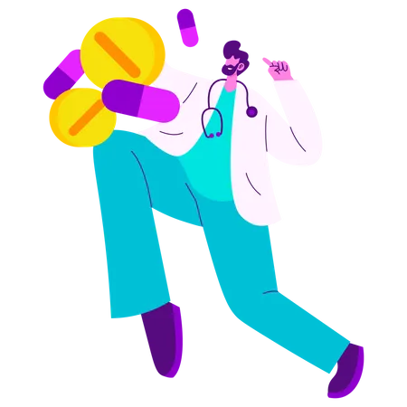 Pharmacie médicale  Illustration