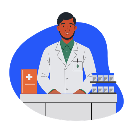 Pharmacien  Illustration