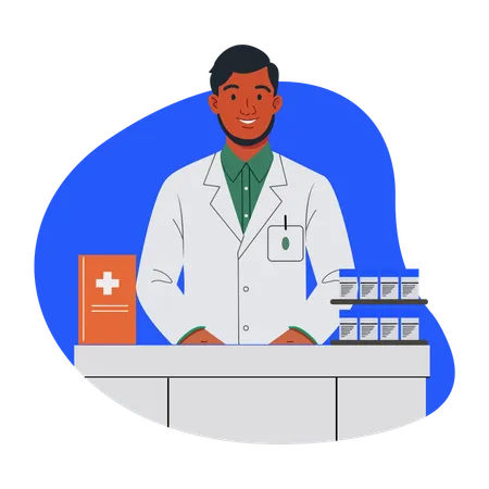 Pharmacien  Illustration