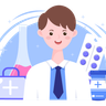illustrations of pharmacists