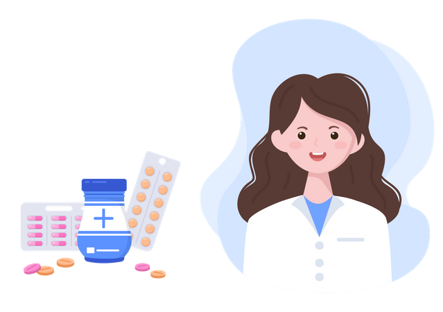 Pharmacists Illustration