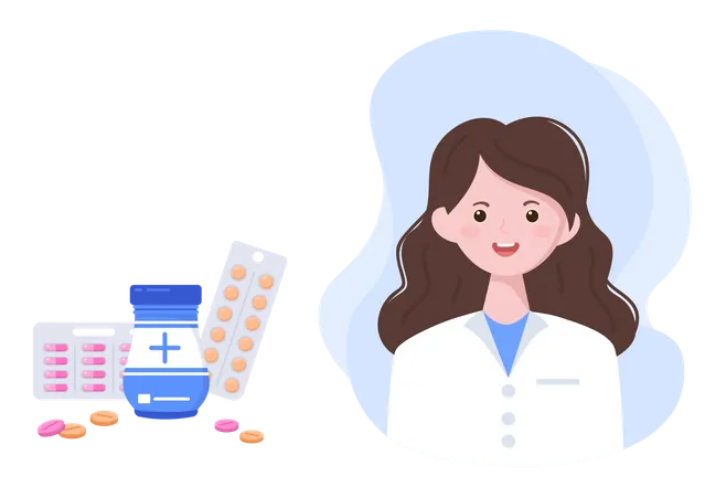 Pharmacists  Illustration