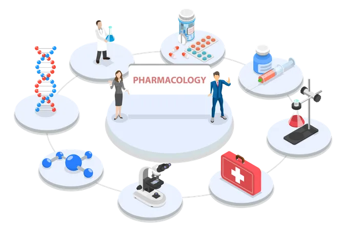 Pharmacology Engineering  Illustration