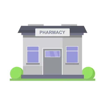 Pharmacy Building  Illustration