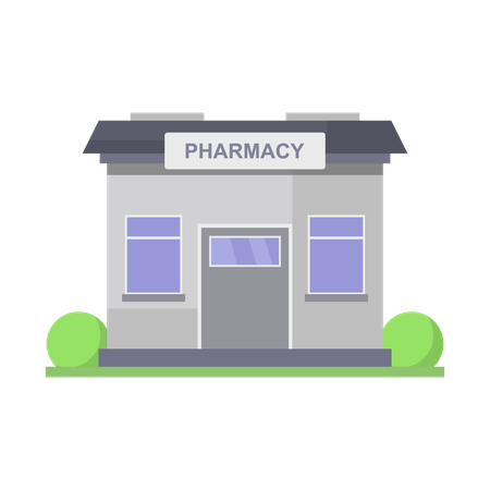 Pharmacy Building  Illustration