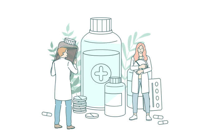 Pharmacy shop  Illustration