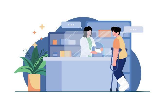 Pharmacy store  Illustration