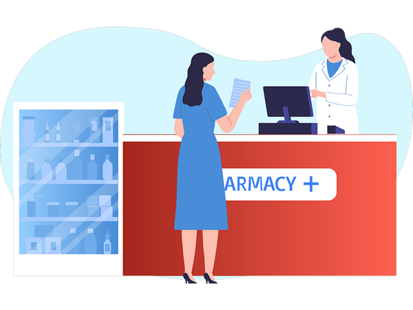 Pharmacy store  Illustration